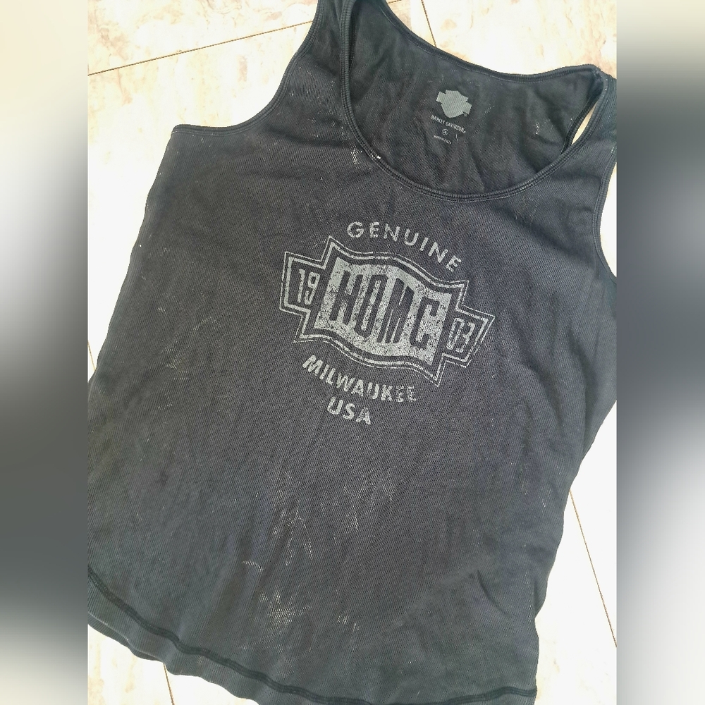 Harley Davidson women's distressed tank size 2XL